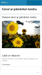 Mobile Screenshot of cerulsipamantulnostru.wordpress.com