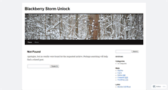 Desktop Screenshot of blackberrystormunlock.wordpress.com