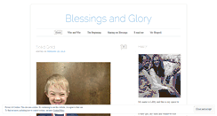 Desktop Screenshot of blessingsandglory.wordpress.com