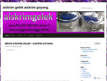 Tablet Screenshot of aiskrimgelek.wordpress.com