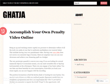 Tablet Screenshot of ghatja.wordpress.com