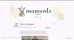 Desktop Screenshot of momentsmammy.wordpress.com