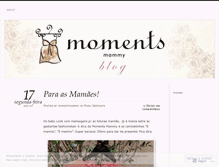 Tablet Screenshot of momentsmammy.wordpress.com