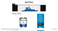 Desktop Screenshot of boatpaints.wordpress.com