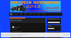 Desktop Screenshot of pawspeedmotorsport.wordpress.com
