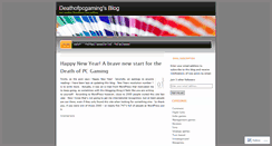 Desktop Screenshot of deathofpcgaming.wordpress.com