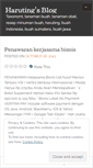Mobile Screenshot of haruting.wordpress.com