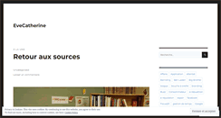 Desktop Screenshot of evecatherine.wordpress.com