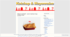 Desktop Screenshot of ketchupandmayonnaise.wordpress.com