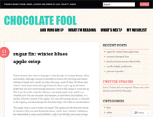 Tablet Screenshot of chocolatefool.wordpress.com