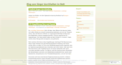 Desktop Screenshot of laengerdurchhalten.wordpress.com