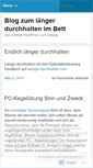 Mobile Screenshot of laengerdurchhalten.wordpress.com