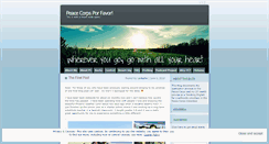 Desktop Screenshot of peacecorpskatiem.wordpress.com