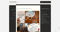 Desktop Screenshot of chemaibanez.wordpress.com