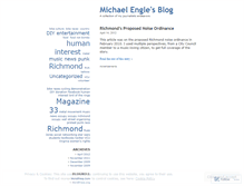 Tablet Screenshot of michaelengle1.wordpress.com