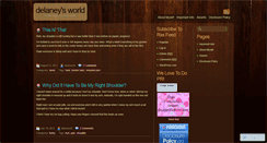 Desktop Screenshot of delaney55.wordpress.com