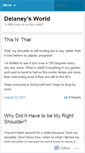 Mobile Screenshot of delaney55.wordpress.com