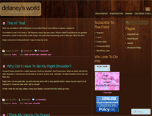 Tablet Screenshot of delaney55.wordpress.com