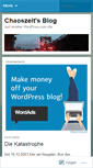 Mobile Screenshot of chaoszeit.wordpress.com