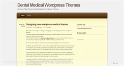 Desktop Screenshot of medicalwpthemes.wordpress.com