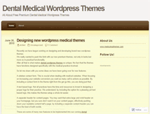 Tablet Screenshot of medicalwpthemes.wordpress.com