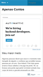 Mobile Screenshot of apenascontos.wordpress.com
