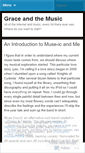 Mobile Screenshot of graceandthemusic.wordpress.com