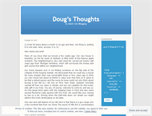 Tablet Screenshot of dougevett.wordpress.com