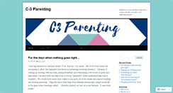 Desktop Screenshot of c3parenting.wordpress.com