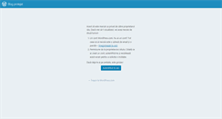 Desktop Screenshot of anutza.wordpress.com