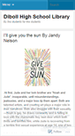 Mobile Screenshot of dibollhslibrary.wordpress.com