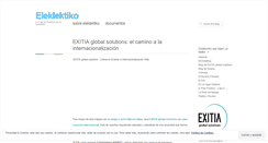 Desktop Screenshot of eleklektiko.wordpress.com