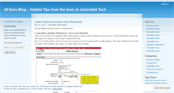 Desktop Screenshot of jackrabbittech.wordpress.com