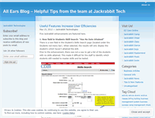 Tablet Screenshot of jackrabbittech.wordpress.com
