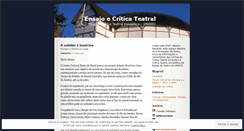 Desktop Screenshot of ensaioecritica.wordpress.com