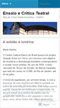 Mobile Screenshot of ensaioecritica.wordpress.com