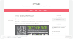 Desktop Screenshot of diyyinah.wordpress.com