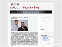 Tablet Screenshot of focusleads.wordpress.com