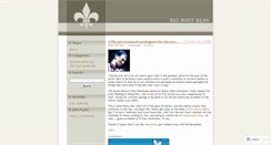 Desktop Screenshot of bigbootblog.wordpress.com