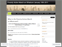 Tablet Screenshot of poorpeoplesmarchonwhatcom.wordpress.com