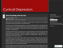 Tablet Screenshot of cynicaldepression.wordpress.com