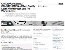 Tablet Screenshot of civilconstructionresourcez.wordpress.com