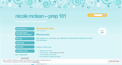 Desktop Screenshot of nicolemclean.wordpress.com