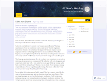 Tablet Screenshot of acnow.wordpress.com