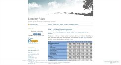 Desktop Screenshot of kkalev4economy.wordpress.com