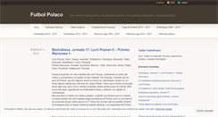Desktop Screenshot of futbolpolaco.wordpress.com