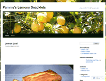 Tablet Screenshot of lemonysnacklets.wordpress.com