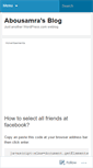 Mobile Screenshot of abousamra.wordpress.com