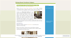 Desktop Screenshot of diningroomfurniture4u.wordpress.com
