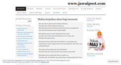 Desktop Screenshot of jawaipost.wordpress.com